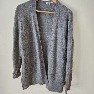Madewell gray open cardigan sweater